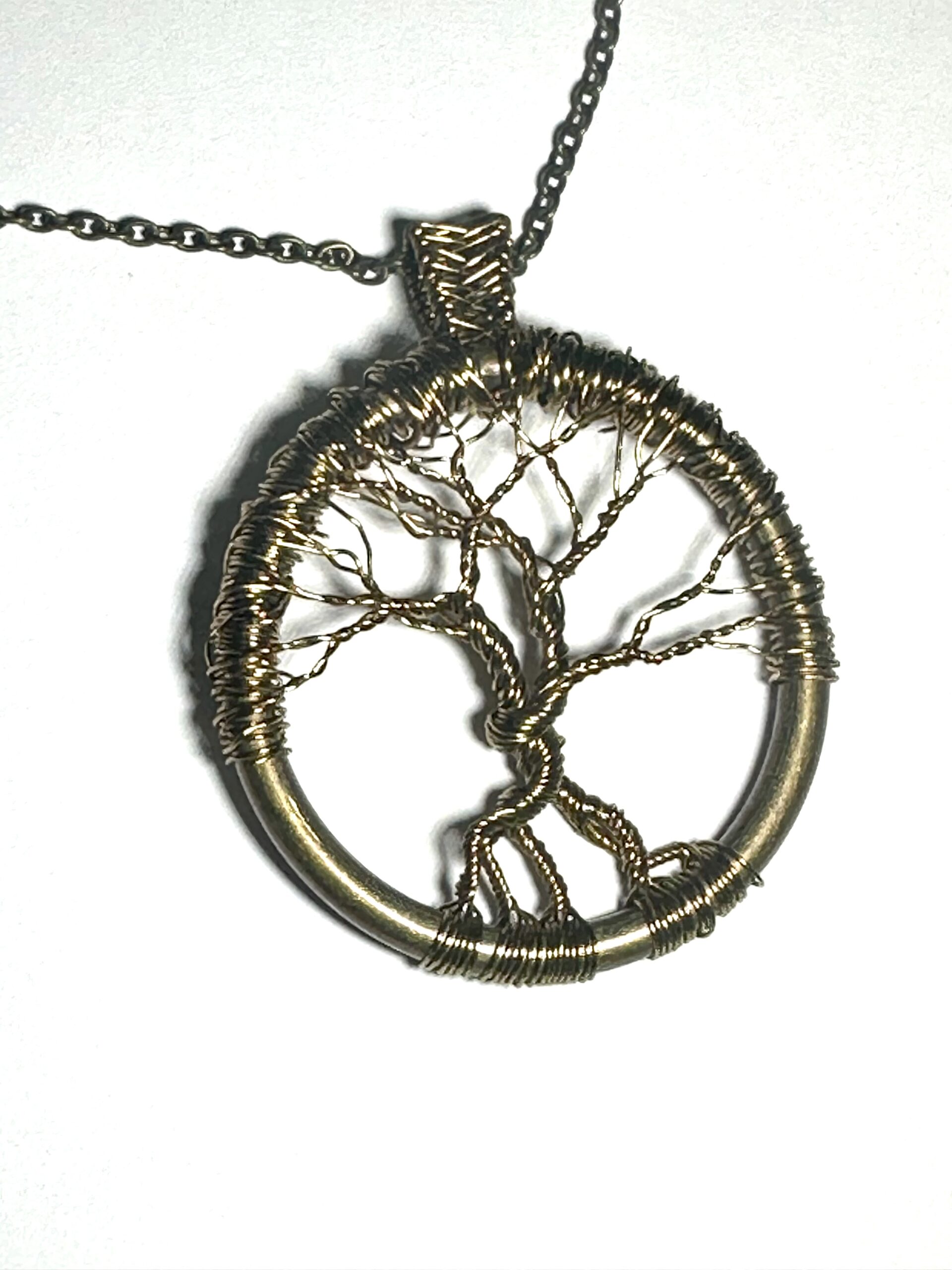 Antique Bronze Winter tree of life