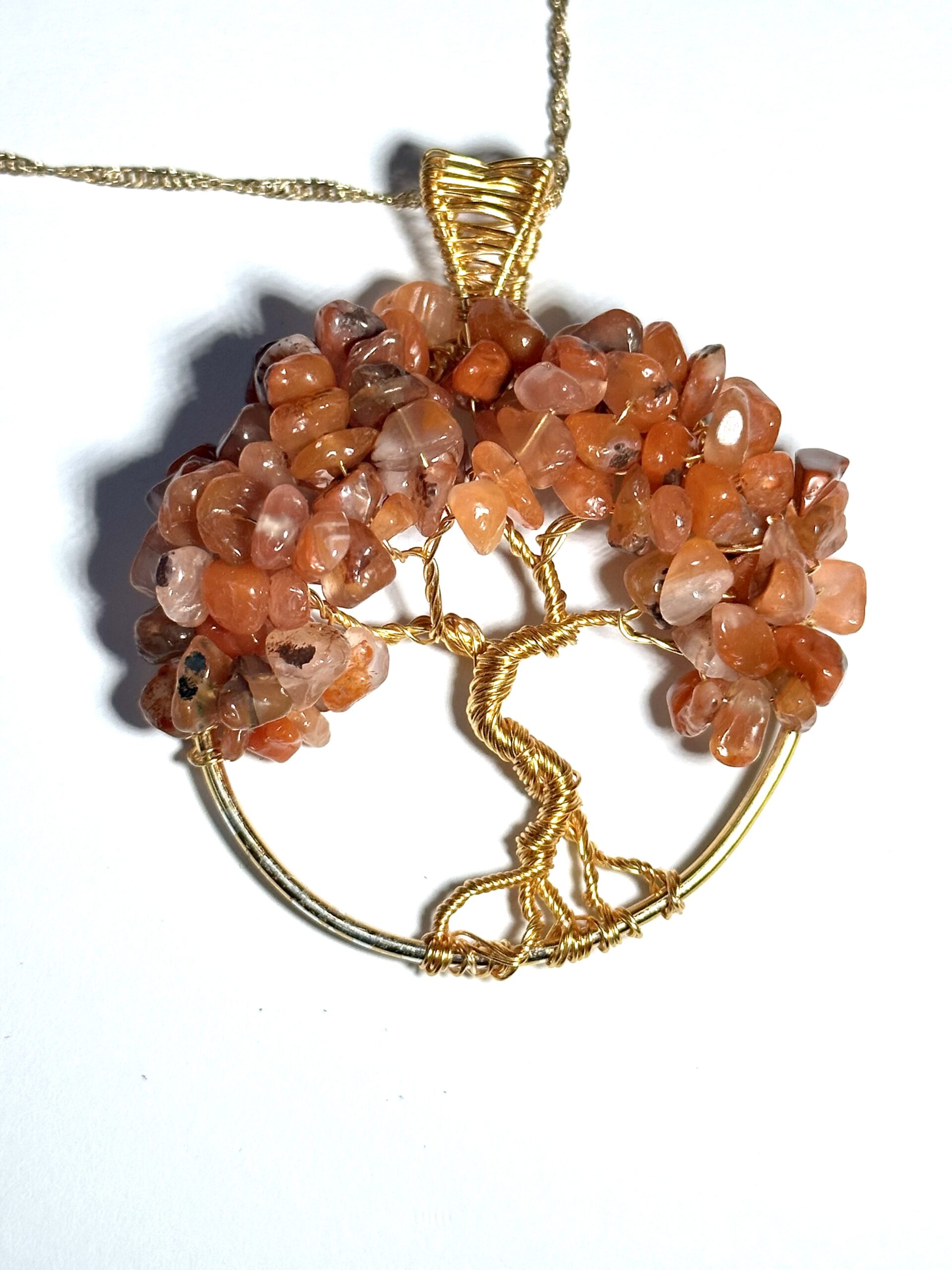 Gold and Carnelian Tree of Life