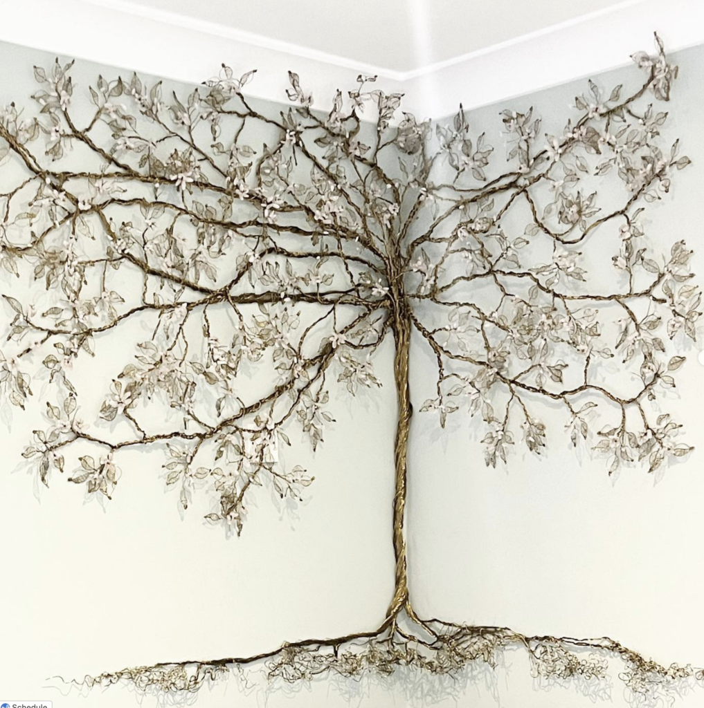Cherry Blossom Tree Created by Rachel Akers - Akers of Art