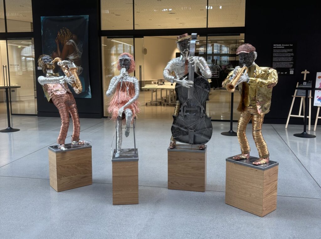 "Essence of Jazz" Sculpture displayed at STEAMhouse